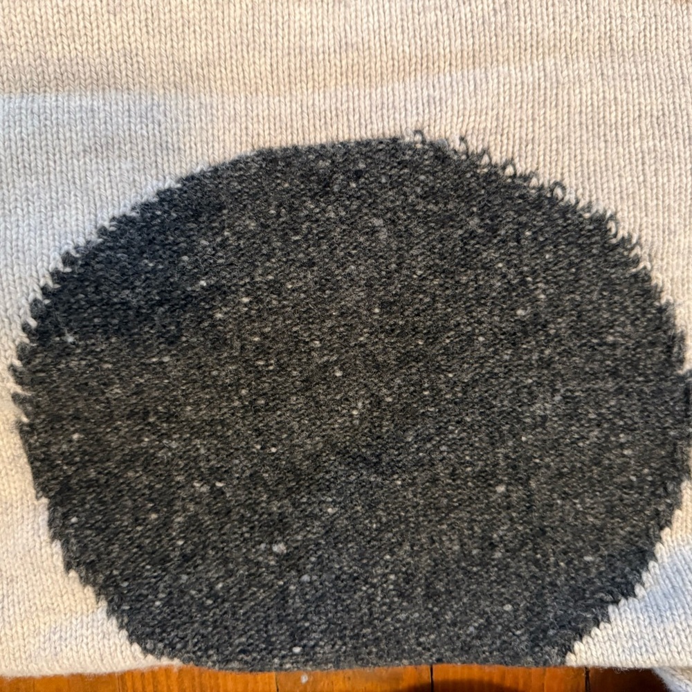 Abstract Pattern Crew Neck Sweater - image 3